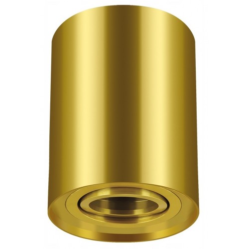 Tuba oprawa sufitowa natynkowa 35w gu10 230v złota gold