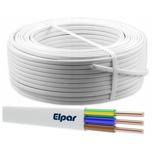 Przewód kabel instalacyjny płaski elektryczny YDYp 3x1,5 mm2 450/750V 1 m