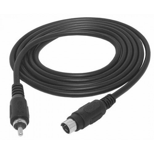 Przewód kabel wtyk TV SVHS 3m czarny