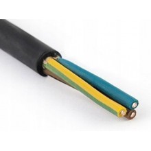 Przewód kabel gumowy linka H05RR-F OW 3x0,75 czarny