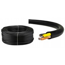 Przewód kabel gumowy w gumie warsztatowy linka prądowy H05RR-F OW 4x1,5 czarny