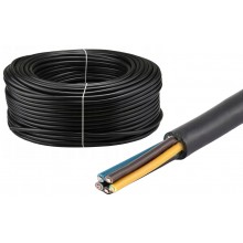 Przewód kabel gumowy warsztatowy linka 500V H05RR-F OW 5x1,5 czarny