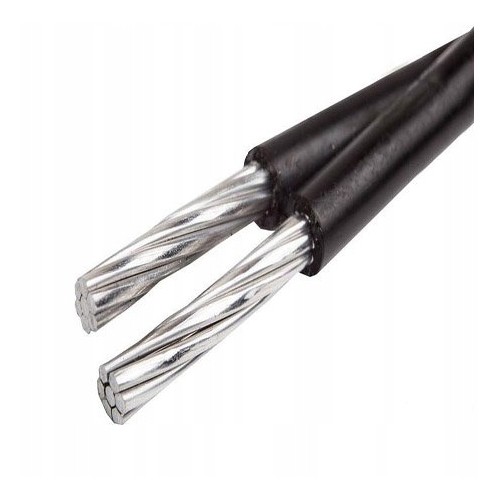 Kabel przewód napowietrzny ASXSN 2x16 ASX aluminiowy okrągły czarny