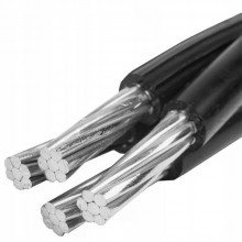 Kabel przewód napowietrzny ASXSN 4x16 ASX aluminiowy okrągły czarny