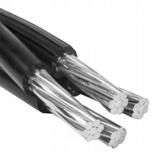Kabel przewód napowietrzny ASXSN 4x16 ASX aluminiowy okrągły czarny