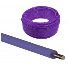Przewód kabel DY 2,5 H07V-U instalacyjny miedziany drut fiolet fioletowy