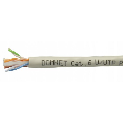Kabel przewód skrętka sieciowy teleinformatyczny LAN U/UTP kat.6 PVC