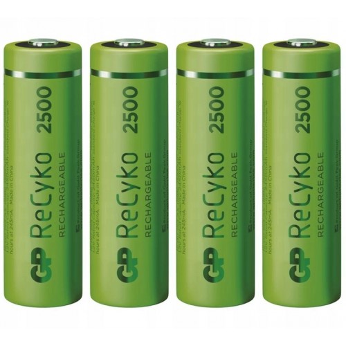 Akumulatorki  (NiMH) GP AA (R6) 2450 mAh 4 szt.