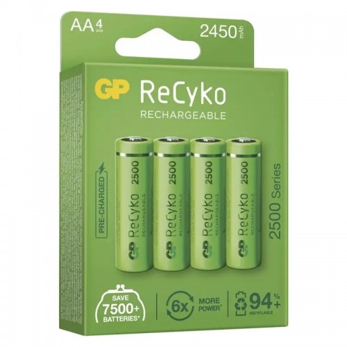 Akumulatorki  (NiMH) GP AA (R6) 2450 mAh 4 szt.