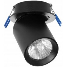 Lampa sufitowa podtynkowa Spot oprawa halogenowa gu10 LED ruchomy obracany czarna