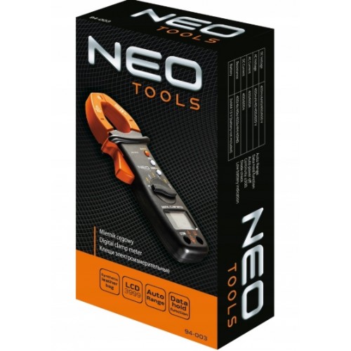 Miernik multimetr cęgowy uniwersalny Neo Tools