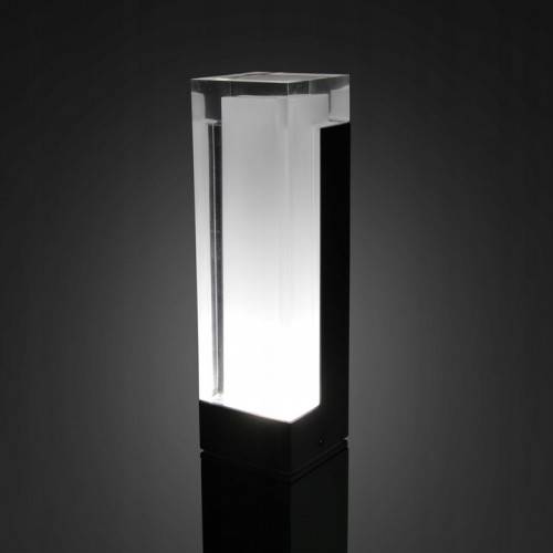 Lampa led ogrodowa słupek oświetleniowy słupek zewnętrzny Lora 7W 50cm czarna