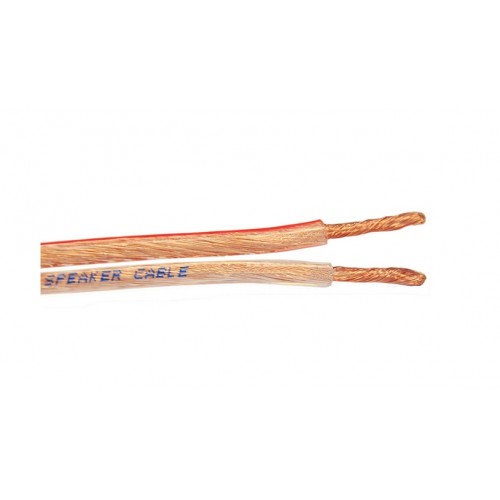 Kabel przewód głośnikowy CCA 2 x 0,5 mm² 1m