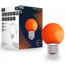 Żarówka LED lampa LED 2W E27 pomarańczowa kulka ozdobna do girlandy