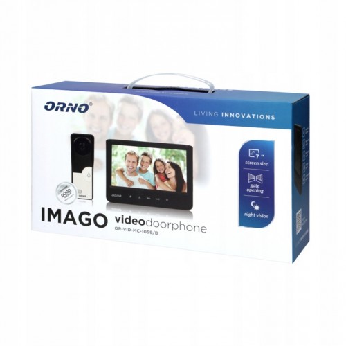 Wideodomofon bramy wideo domofon bezprzewodowy kamera LCD Orno