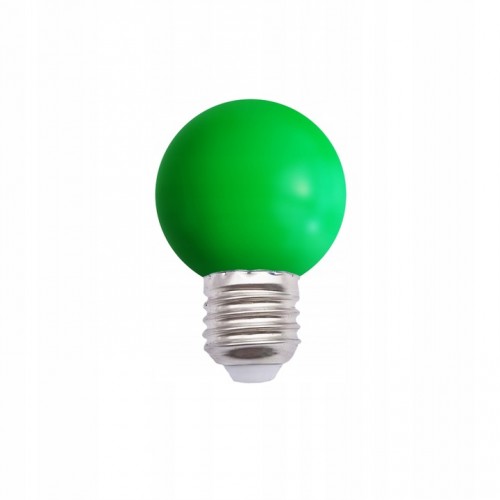 Żarówka LED KULKA E27 Kolor zielony 2W