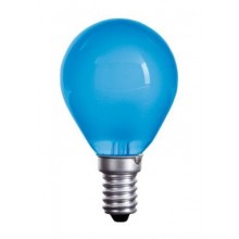 Żarówka niebieska blue do girlandy ozdobna E14 15W 230V