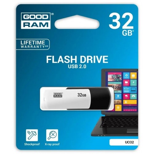 Pendrive GOODRAM UCO2-0320KWR11 32 GB USB 2.0 biały