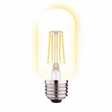 ŻARÓWKA DEKORACYJNA LED FILAMENT E27 T40 230V 4W CIEPŁA