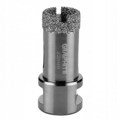 OTWORNICA DIAMENTOWA 22 mm M14 KORONKA DO GRESU BETONU WIERTŁO GRAPHITE