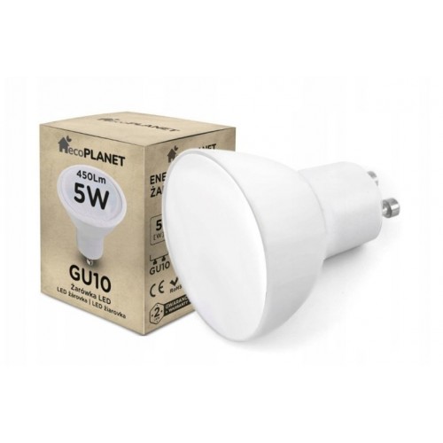 Żarówka LED ecoPLANET GU10 450 lm 5 W 4000 K