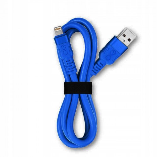 KABEL USB - LIGHTNING eXc WHIPPY Pro 90cm MIX KOLOR