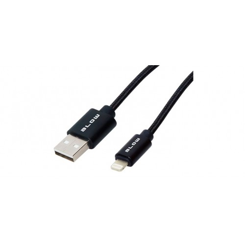 KABEL DO SZYBKIEGO ŁADOWANIA LIGHTNING IPHONE 13 14 15 PLECIONKA USB 1,5m