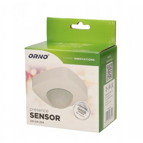 CZUJNIK RUCHU I OBECNOŚCI 360° IP20 OR-CR-224 ORNO
