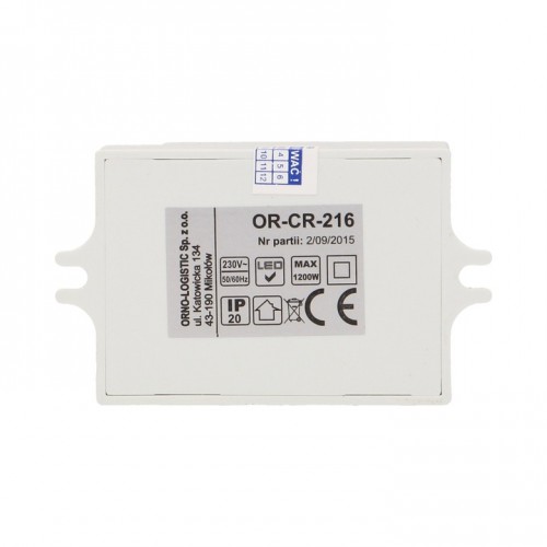 CZUJNIK RUCHU ZMIERZCHU MIKROFALOWY MINI DO LED ORNO OR-CR-216