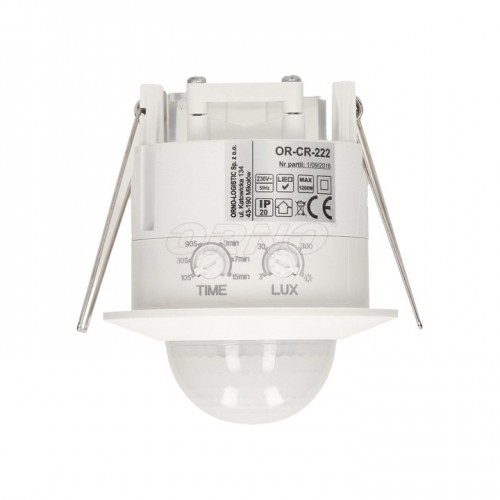 Czujnik Ruchu Sensor do LED PIR 360° 1200W Sufitowy Podtynkowy
