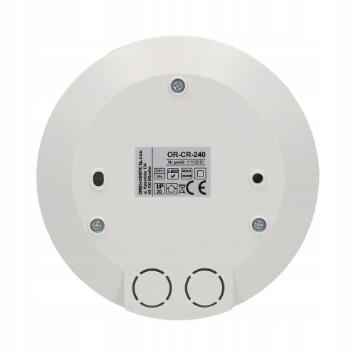 Mikrofalowy Sufitowy Czujnik Ruchu Ultra Płaski Natynkowy LED 360 st. 8m