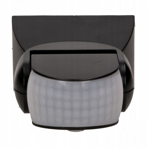 Czujnik Ruchu PIR LED Dwa Sensory Hermetyczny 180/360st 1200W IP65 Czarny