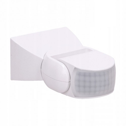 Czujnik Ruchu PIR LED Dwa Sensory Hermetyczny  180/360st 1200W IP65 Biały
