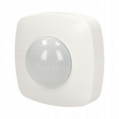 Czujnik Ruchu i Obecności 3 Sensory LED 360st. Hermetyczny IP65 2000W Biały