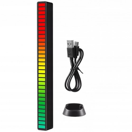 EQUALIZER RGB LED x32 KOREKTOR GRAFICZNY DŹWIĘKU LAMPKI MUZYCZNE USB