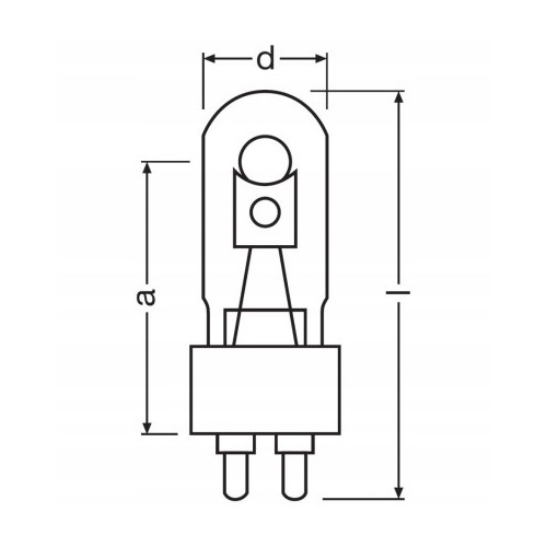 ŻARÓWKA metalohalogenkowa LAMPA OSRAM POWERSTAR HQI-T G12 70 W/NDL UVS G12