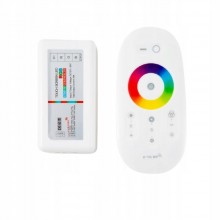 STEROWNIK DO TAŚM LED RGB Z PILOTEM DOTYKOWYM KONTROLER 18A 216W RF