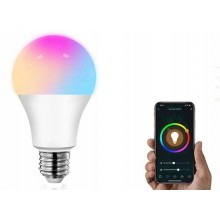 ŻARÓWKA LED KOLOROWA SMART RGB WiFi TUYA CCT E27 10W