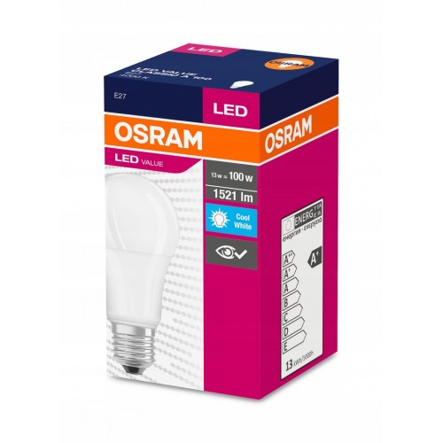 Żarówka LED Osram A100 E27 1521 lm 13 W biała neutralna