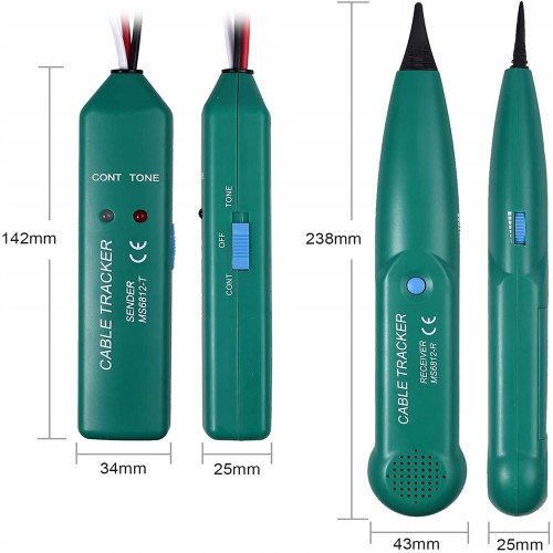 SZUKACZ PAR PRZEWODÓW KABLI SONDA 1,5kH MASTECH MS6812