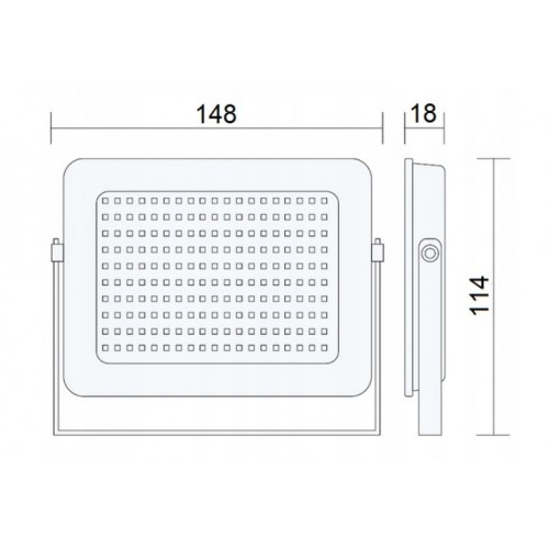 Naświetlacz LED Halogen Lampa RGB pilot biały zimny 2070 lm 20 W