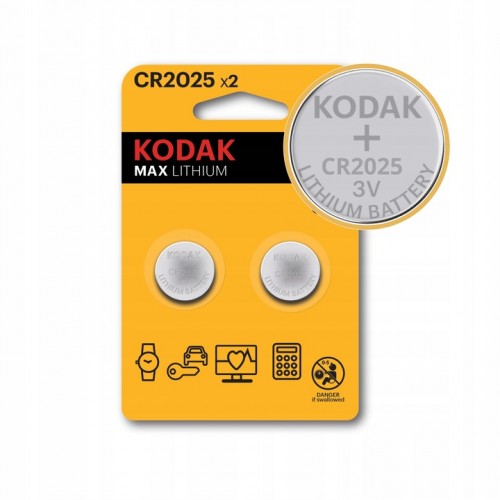 Bateria Litowa KODAK 3V CR2025 DL2025 SB-T14 2szt.