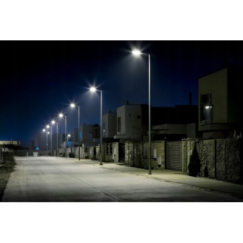 Lampa uliczna drogowa LED Oprawa Parkowa Latarnia zewnętrzna 100W CZARNA