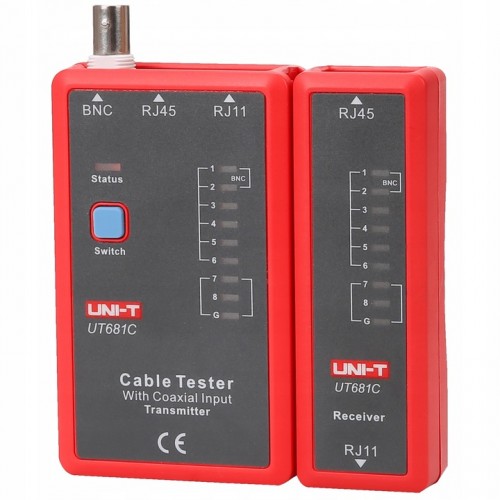 Tester linii telefonicznych kabli RJ45 RJ11 BNC