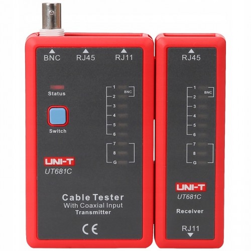 Tester linii telefonicznych kabli RJ45 RJ11 BNC