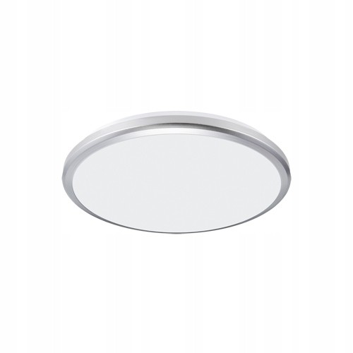 Plafoniera hermetyczna LED srebrna 18W 4200K IP54 PLANAR Ideus