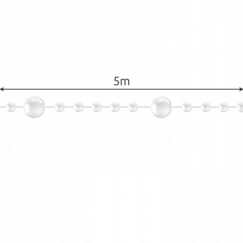 Girlanda choinkowa perły 5m świąteczna dekoracja stroiki bukiety wesela