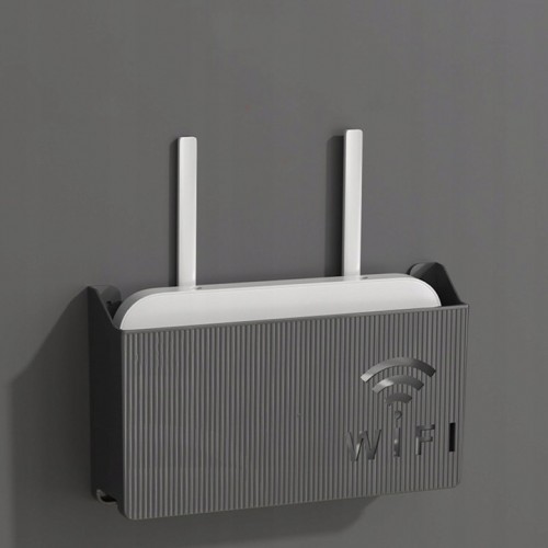 Uchwyt Ścienny Półka ścienna Osłona Na Router WIFI Switch czarna