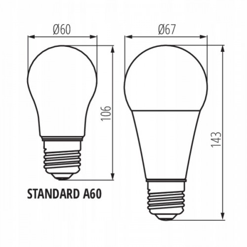 Żarówka LED E27 Neutralna 19W Kanlux IQ-LED 2452lm