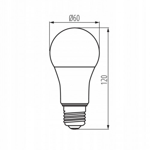 Żarówka IQ-LED mleczna kulka E27 11W 1521lm neutralna barwa światła Kanlux